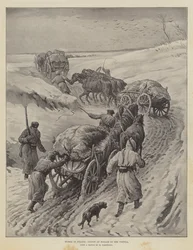 Russia in Poland, Convoy of Forage on the Vistula